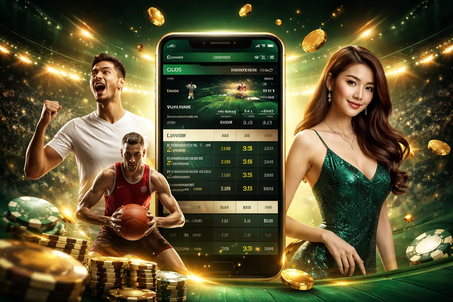 Giao diện ứng dụng nw88 bet trên điện thoại di động